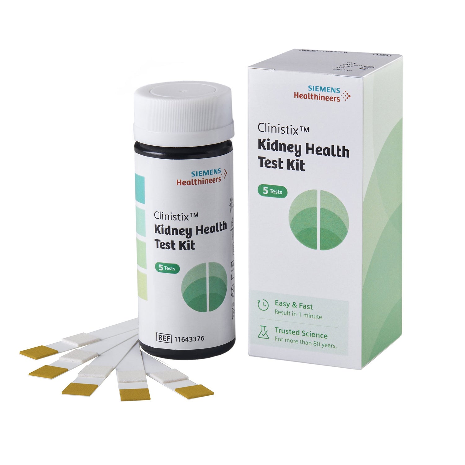 Urinalysis Test Kit Clinistix™ Albumin / Creatinine / Creatinine Ratio 5 Tests per Kit CLIA Waived - BeHope
