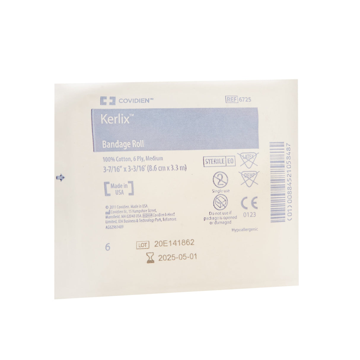 Fluff Bandage Roll Kerlix™ 3-4/10 Inch X 3-6/10 Yard 6-Ply Sterile 1 per Pouch - BeHope