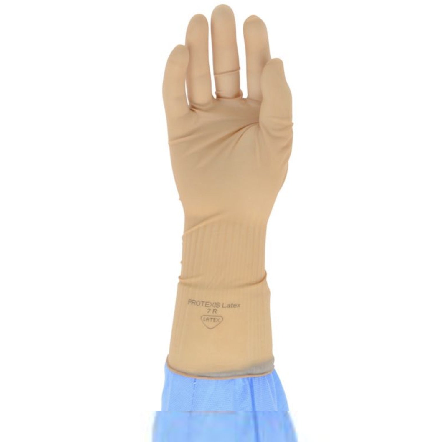 Surgical Glove Protexis™ Latex Size 7 Sterile Latex Standard Cuff Length Smooth Light Brown Not Chemo Approved - BeHope