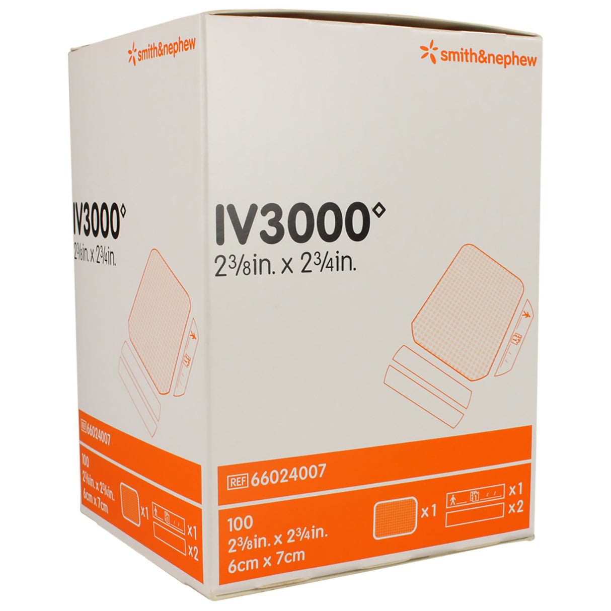 I.V. Dressing IV3000™ REATIC Film 2-3/8 X 2-3/8 Inch Sterile - BeHope