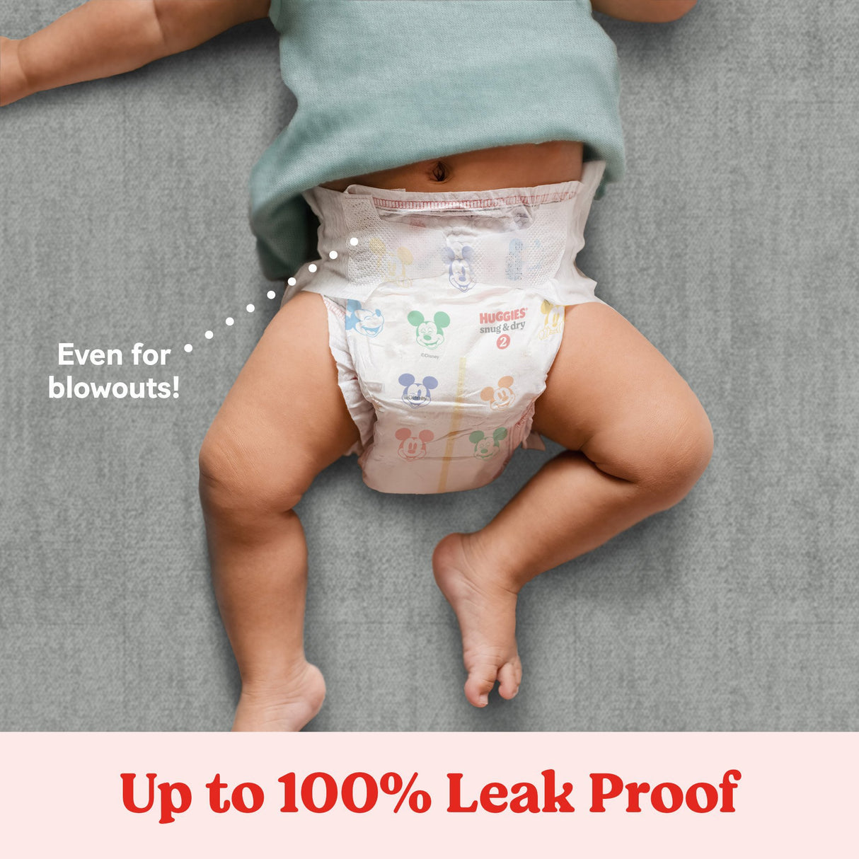 Unisex Baby Diaper Huggies® Snug & Dry Size 6 Disposable Heavy Absorbency - BeHope