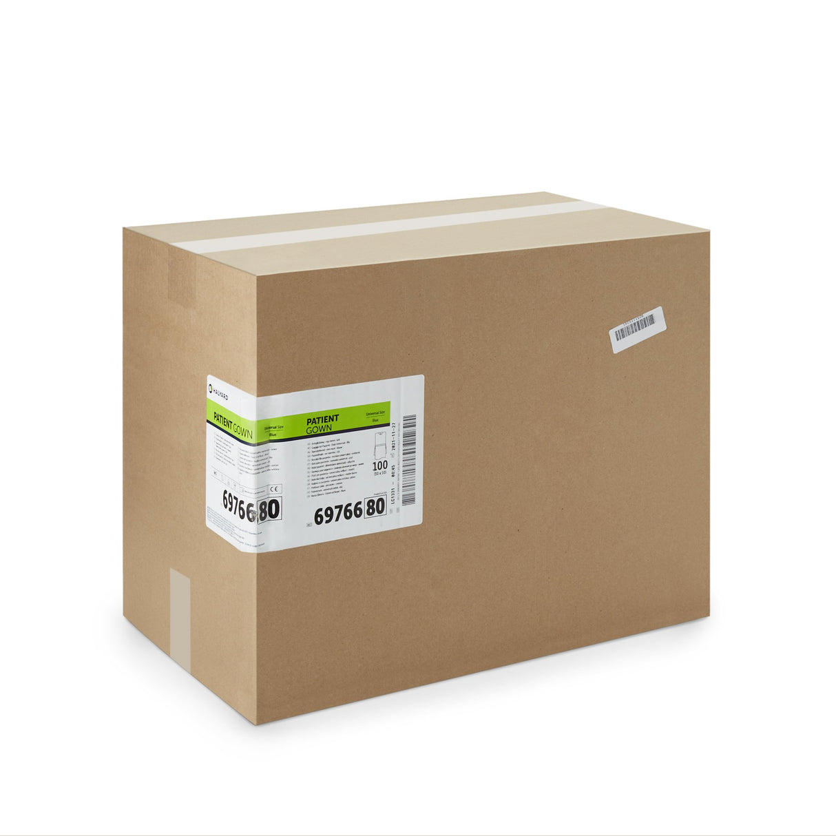 Patient Exam Gown Halyard One Size Fits Most Blue Disposable - BeHope