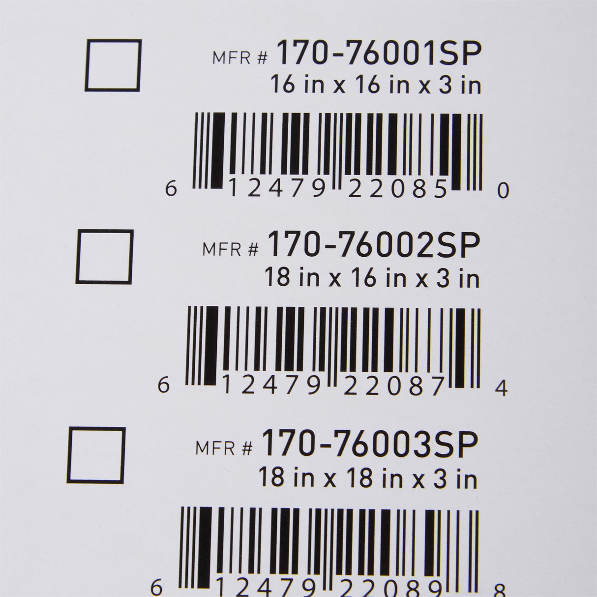 Contoured Seat Cushion McKesson 18 W X 16 L X 3 D Inch Molded Foam - BeHope