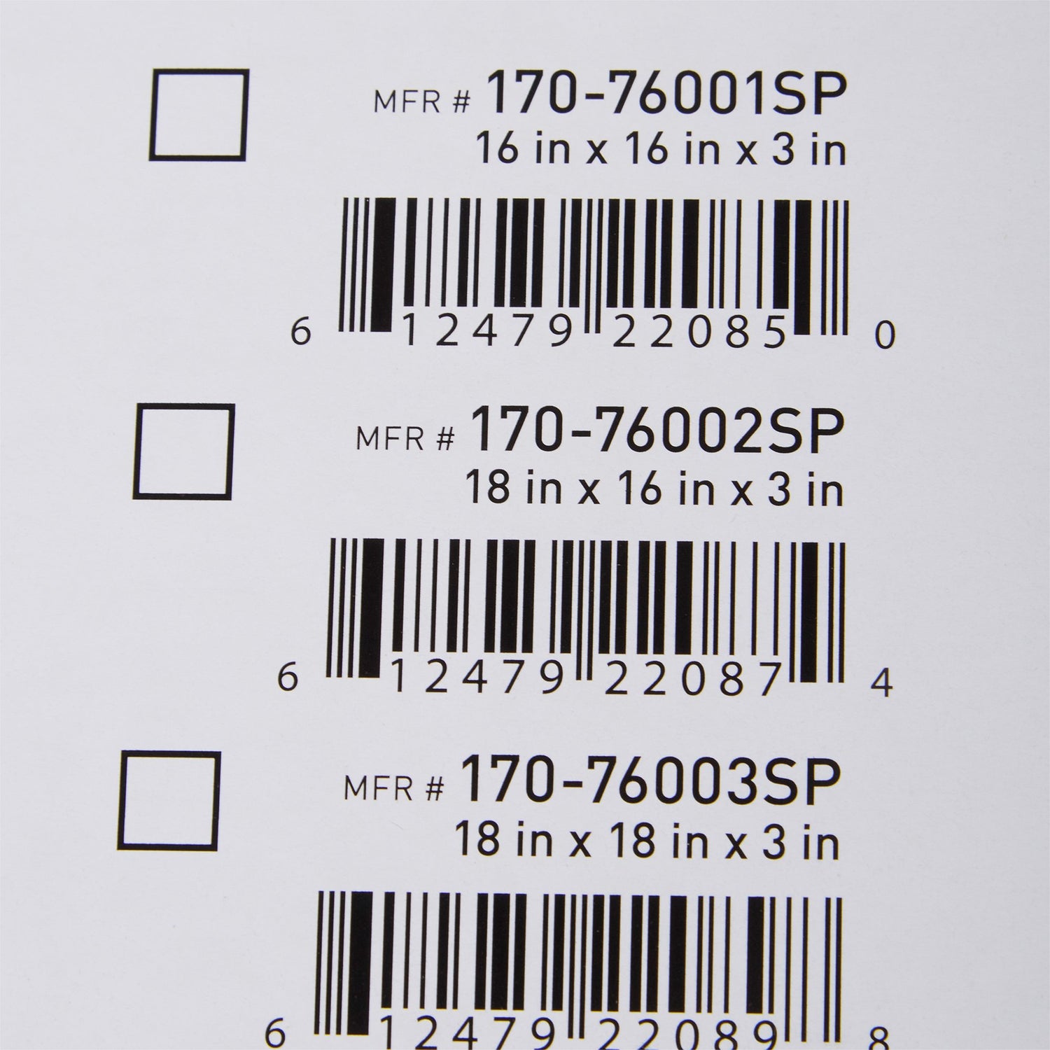 Contoured Seat Cushion McKesson 18 W X 16 L X 3 D Inch Molded Foam - BeHope