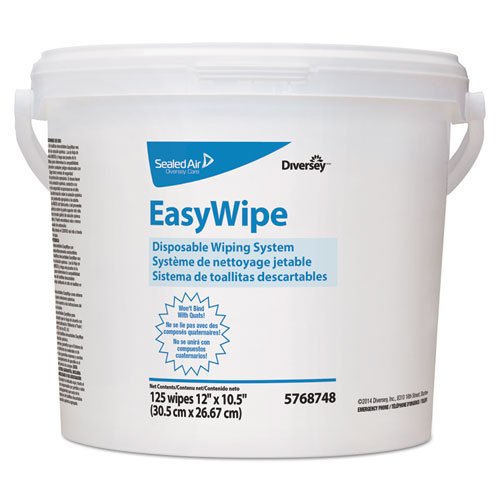 Multipurpose Task Wipe Diversey™ EasyWipe 125 Count Bucket 8-5/8 X 24-7/8 Inch NonSterile Disposable - BeHope