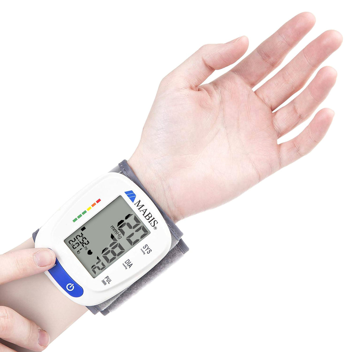 Digital Blood Pressure Monitor MABIS® Adult Cuff Cloth Fabric Cuff 5.3 to 8.5 inches Mobile - BeHope