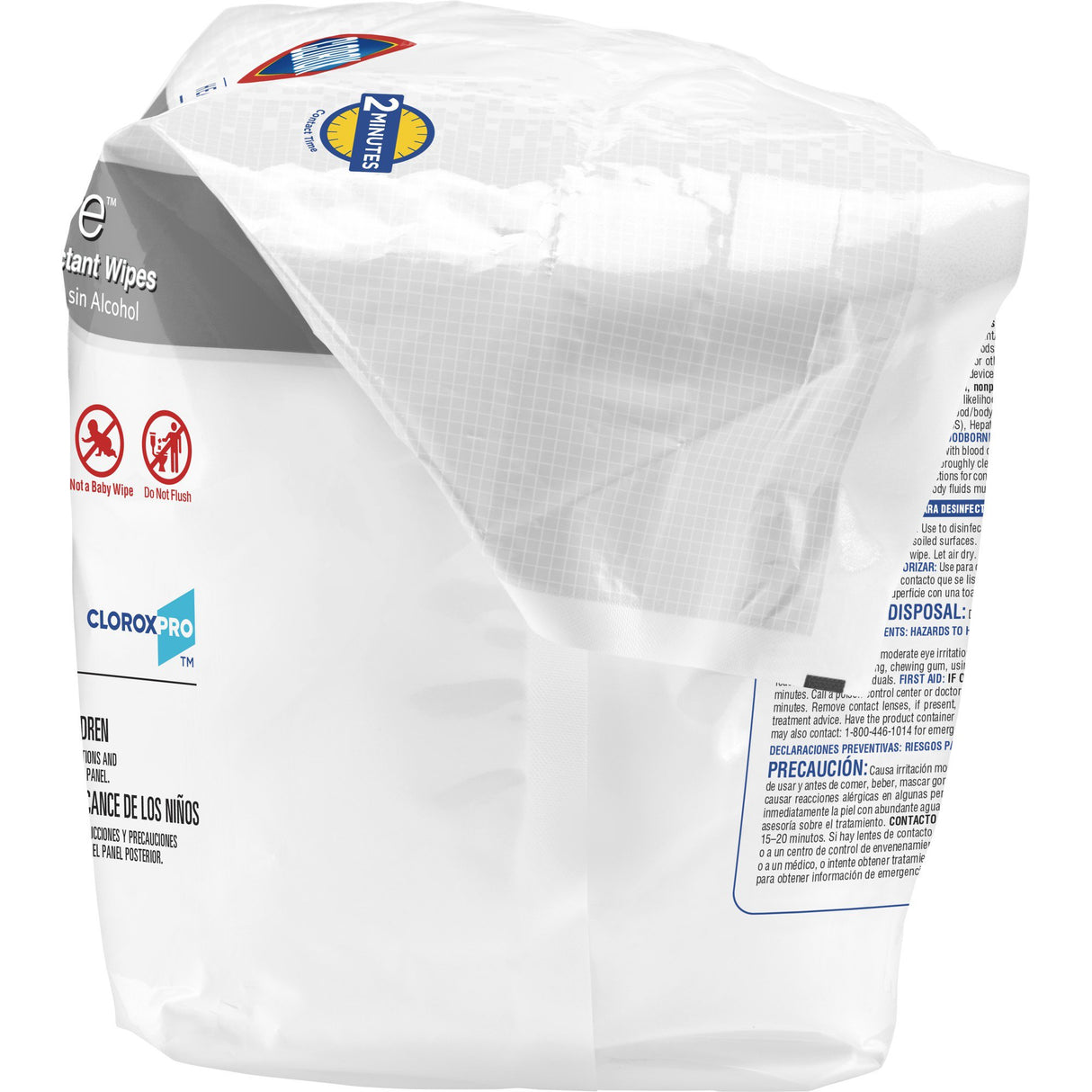 Surface Disinfectant Cleaner Refill Clorox Healthcare® VersaSure™ Premoistened Quaternary Based Manual Pull Wipe 110 Count Pouch Scented NonSterile - BeHope