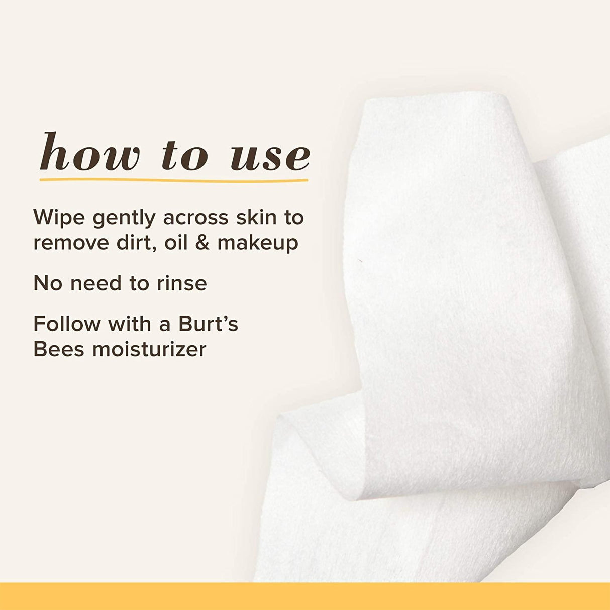 Facial Cleanser Burt's Bees® Wipe 30 per Pack Soft Pack Scented - BeHope