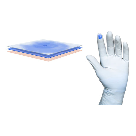 Surgical Underglove Biogel® PI Indicator® Underglove Size 8 Sterile Polyisoprene Standard Cuff Length Smooth Blue Chemo Tested - BeHope