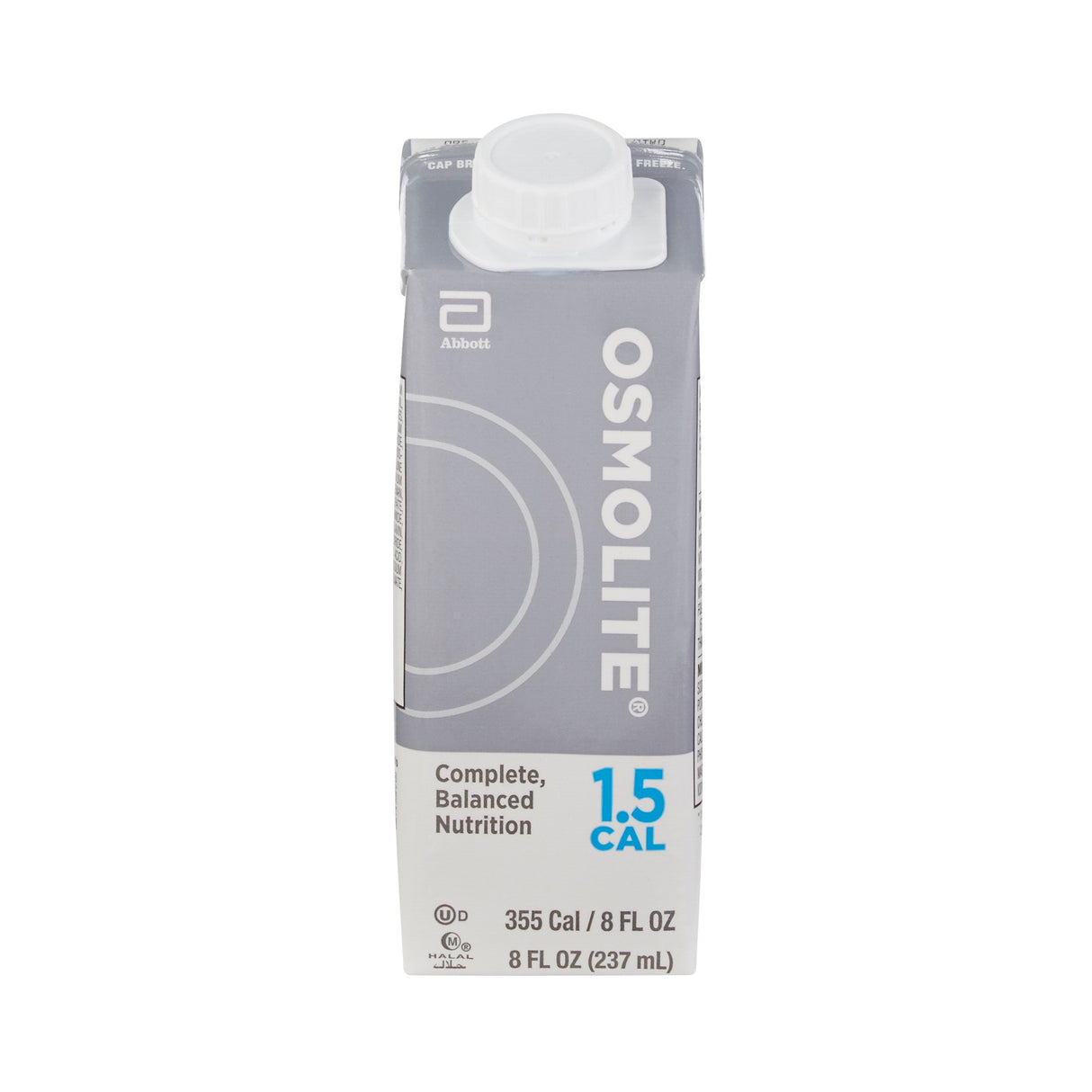 Tube Feeding Formula Osmolite® 1.5 Cal Unflavored Liquid 8 oz. Reclosable Carton - BeHope