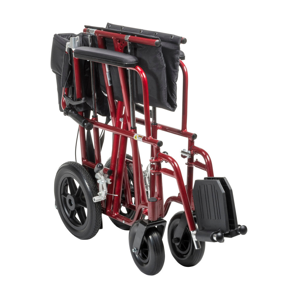 22" Bariatric Aluminum Transport Chair - BeHope