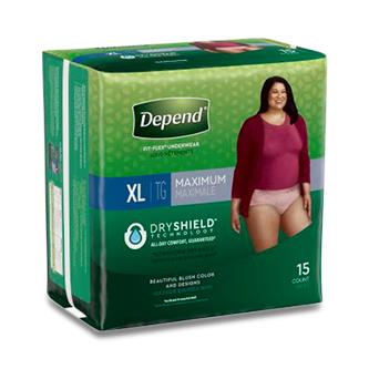 Depend Fresh Protection Incontinence Underwear For Women - BeHope