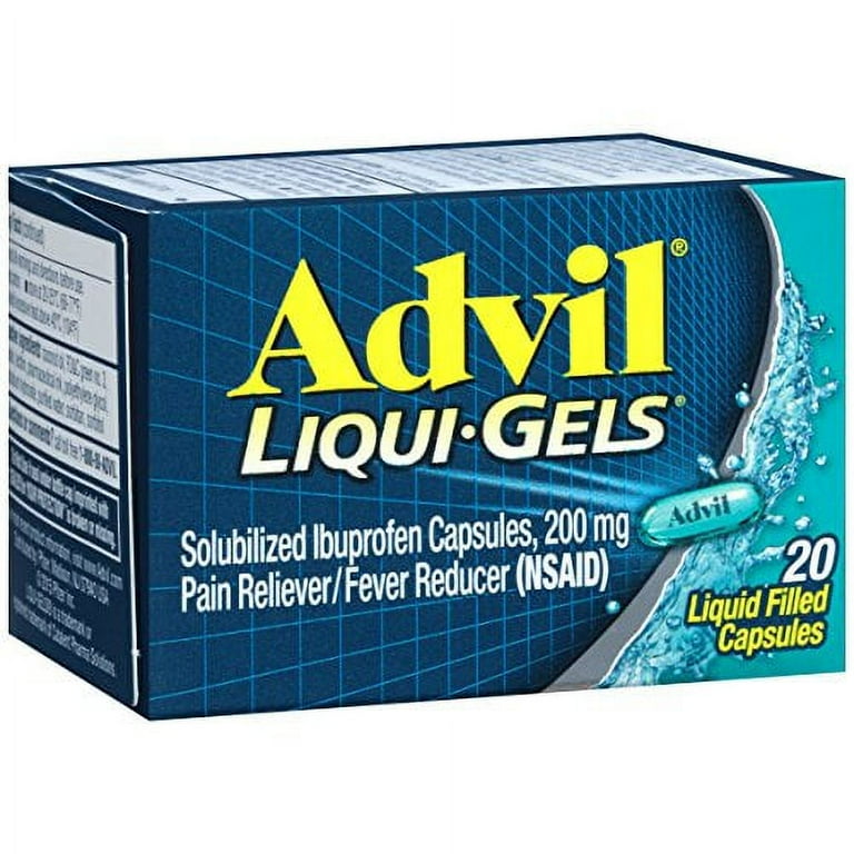 Pain Relief Advil® Liqui-gels® Ibuprofen Gelcap - BeHope