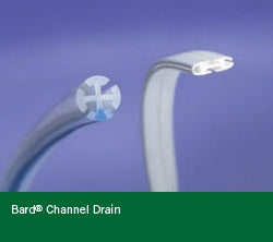 Wound Drain Tube Bard® Round Hubless Type With Trocar 4 Channel Type 10 Fr. Size Sterile - BeHope