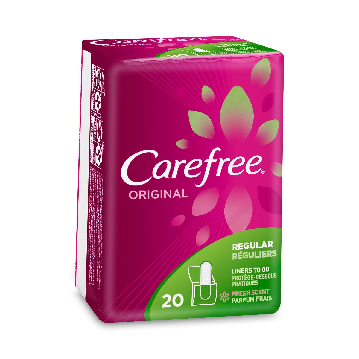 Carefree Scented Pantiliners with Baking Soda