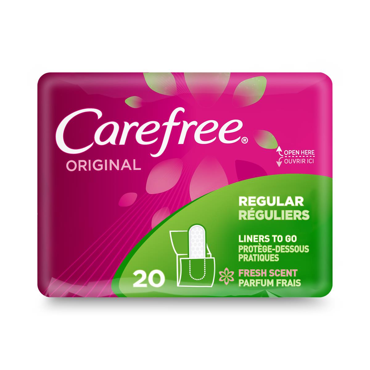 Carefree Scented Pantiliners with Baking Soda
