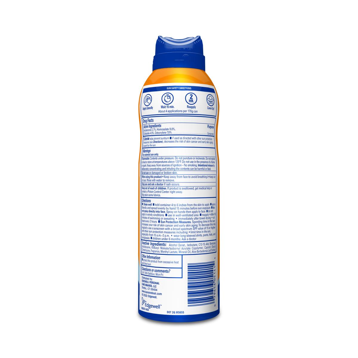 Banana Boat Sport Ultra Clear Sunscreen Spray - BeHope