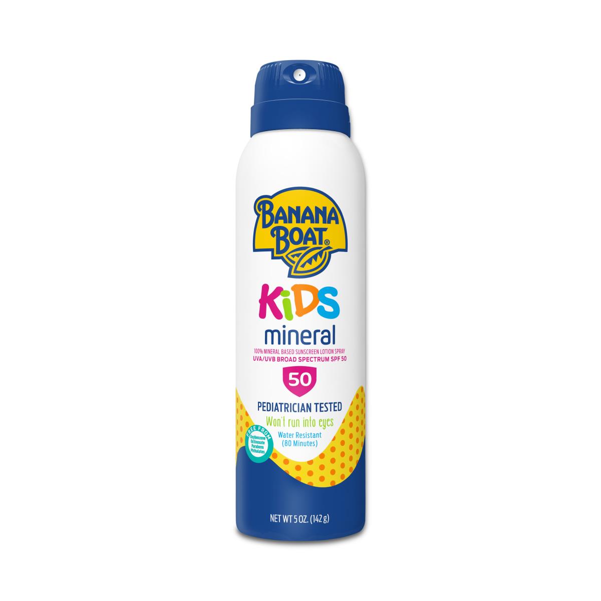 Banana Boat Kids 100% Mineral Sunscreen Spray - BeHope
