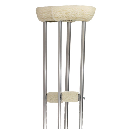 Soft N' Plush Comfort Crutch Fleece Covers Set - BeHope