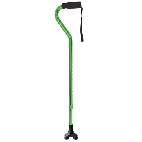 Cane Offset Blue Jay Green With Foam Handle - BeHope