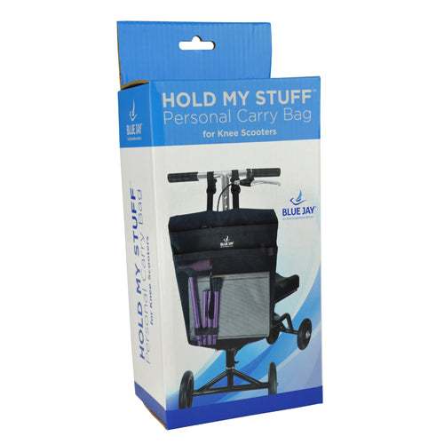 Hold My Stuff Personal Carry Bag For Knee Scooters Blue Jay - BeHope