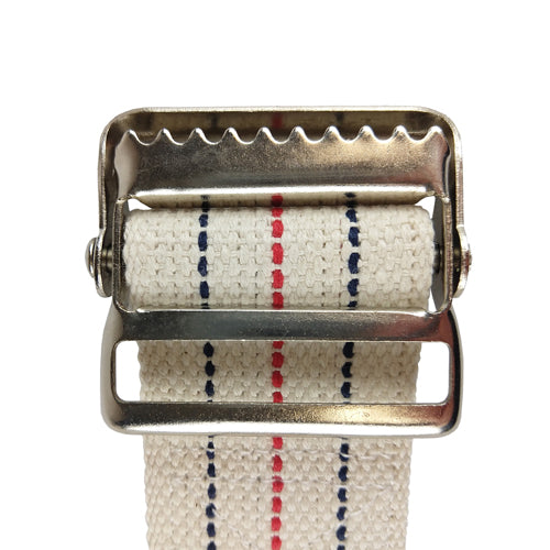 Gait Belt W/metal Buckle 2x60 Striped Blue Jay Brand - BeHope