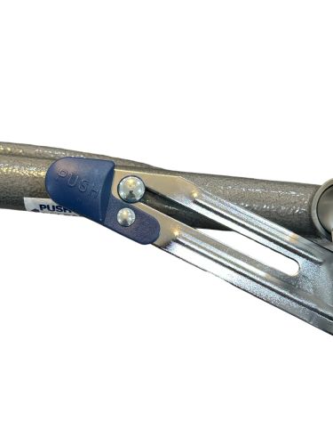 Walk With Me Folding Aluminum 2 Button Walker W/5 Wheels Cs4 - BeHope