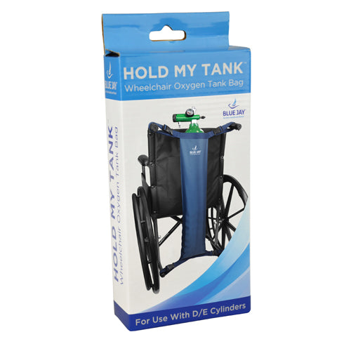 Wheelchair Oxygen Cylinder Bag Navy By Blue Jay - BeHope