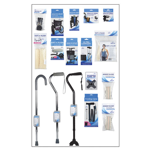 Planogram Mobility Aids & Accessories 3' X 60 - BeHope