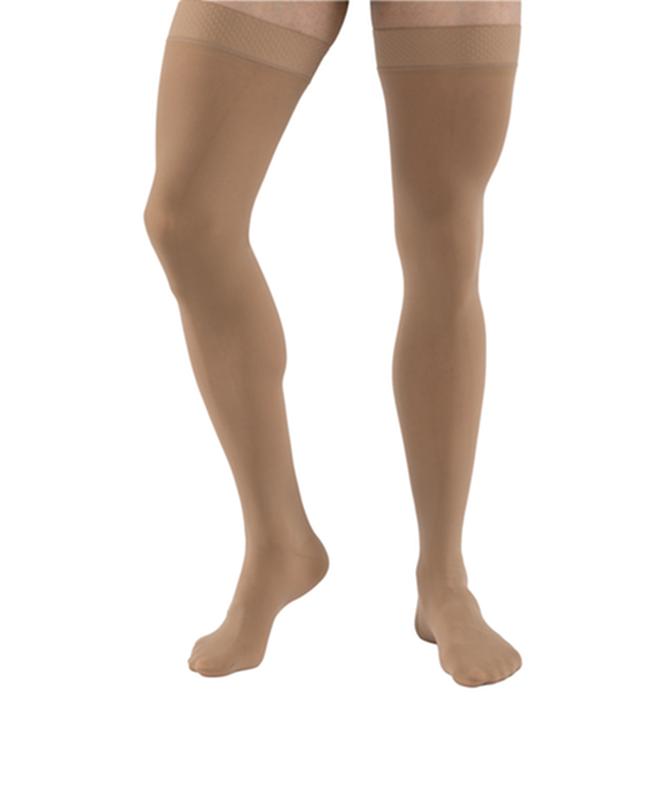 Jobst Thigh-high Compression Stocking - 20-30mmhg, Beige, Open Toe, Unisex