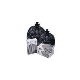 Trash Bag 16 Gal. 0.35 Mil 24 X 32 Inch Black Star Seal Bottom Coreless Roll - Behope
