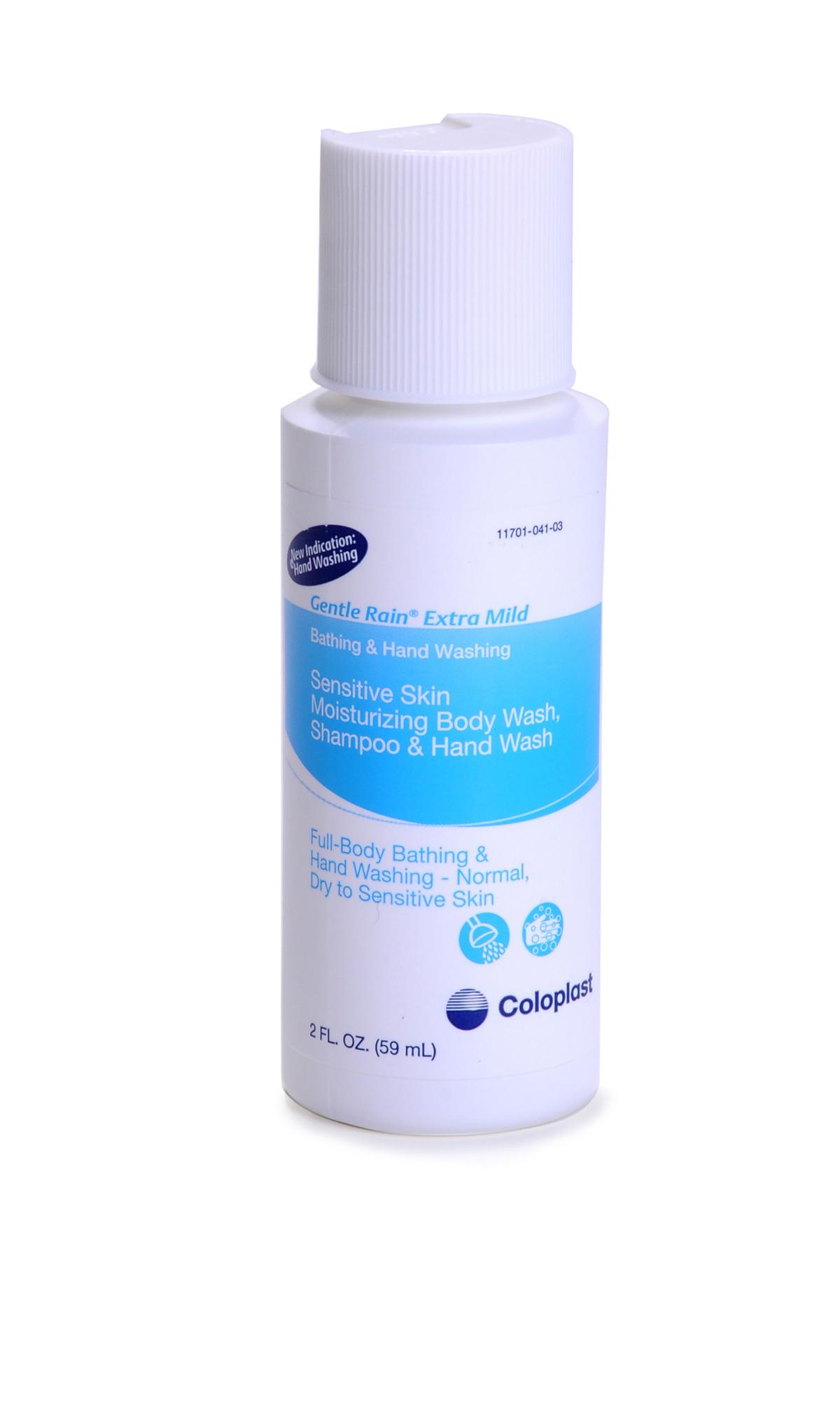 Shampoo And Body Wash Gentle Rain® Extra Mild 2 Oz. Flip Top Bottle Unscented - Behope