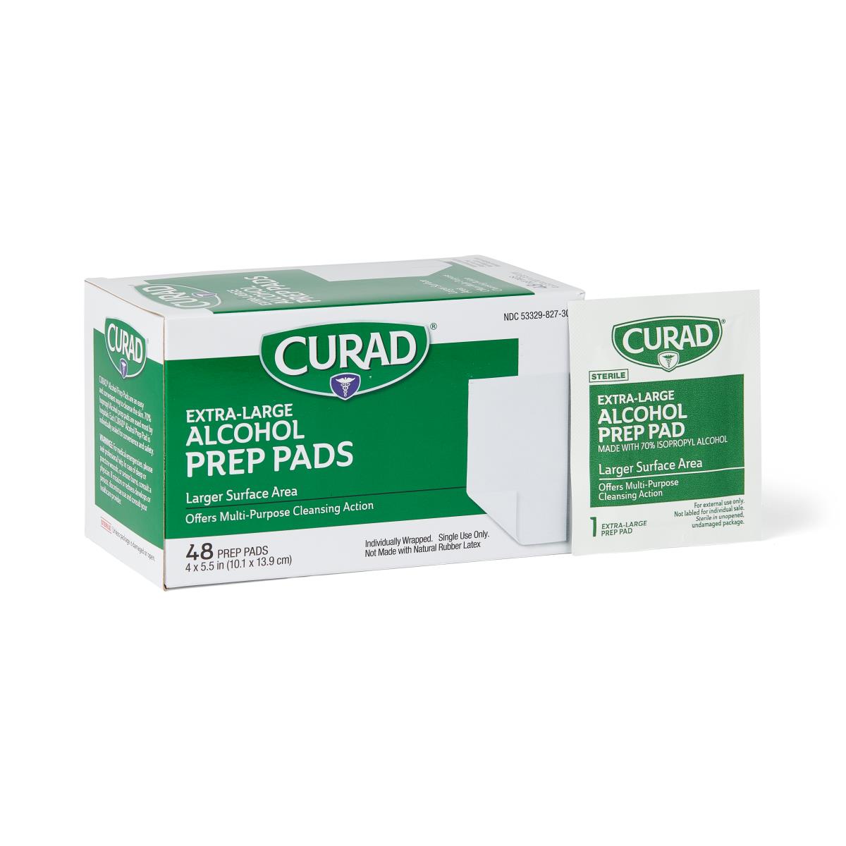 CURAD Medium 2-Ply Sterile Alcohol Prep Pads