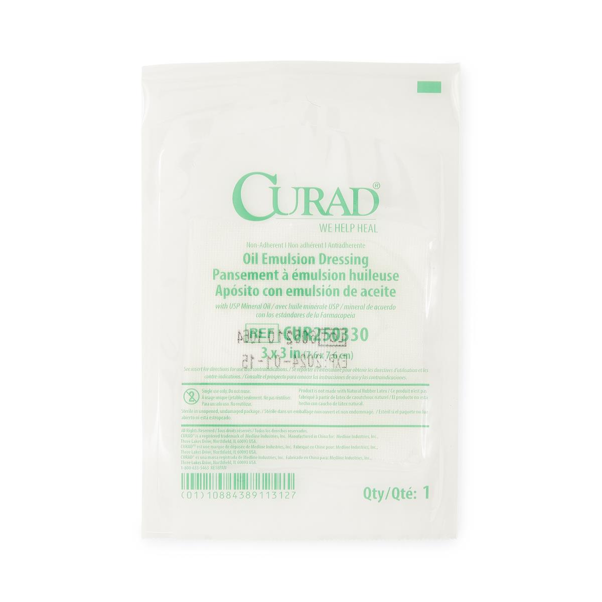 CURAD Non-Adherent Sterile Oil Emulsion Dressings - BeHope