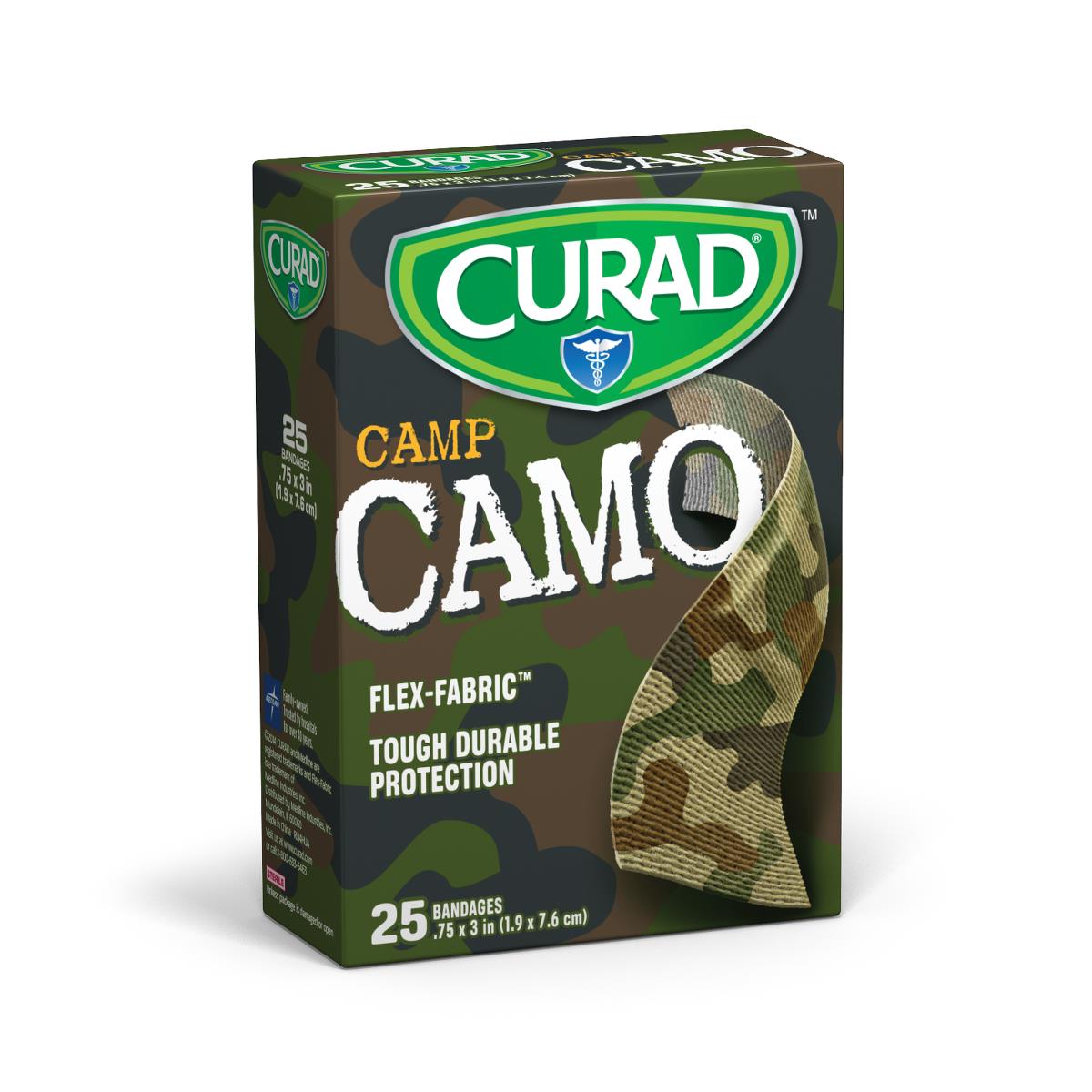 CURAD Camo Flex-Fabric Adhesive Bandages - BeHope