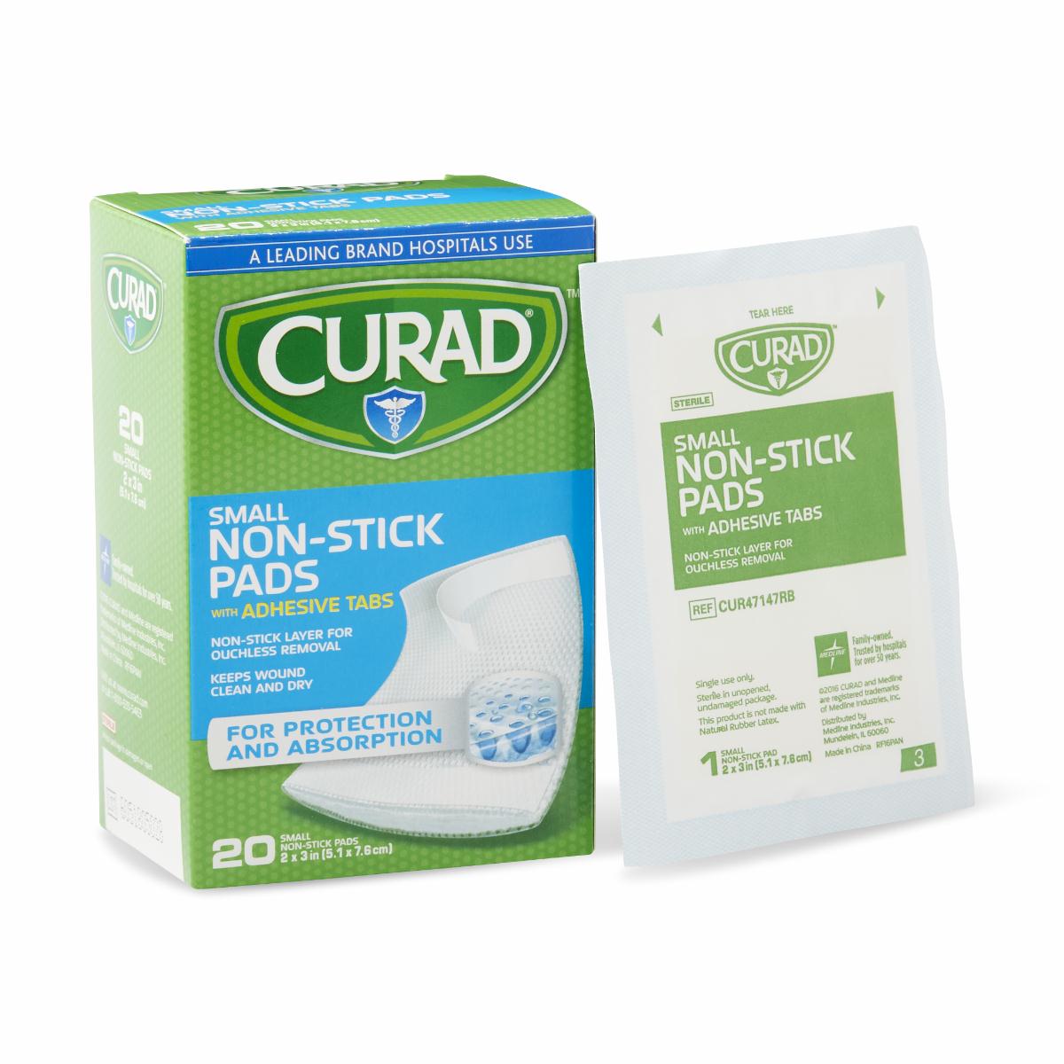 Curad Sterile Nonstick Pads With Adhesive Tabs - BeHope