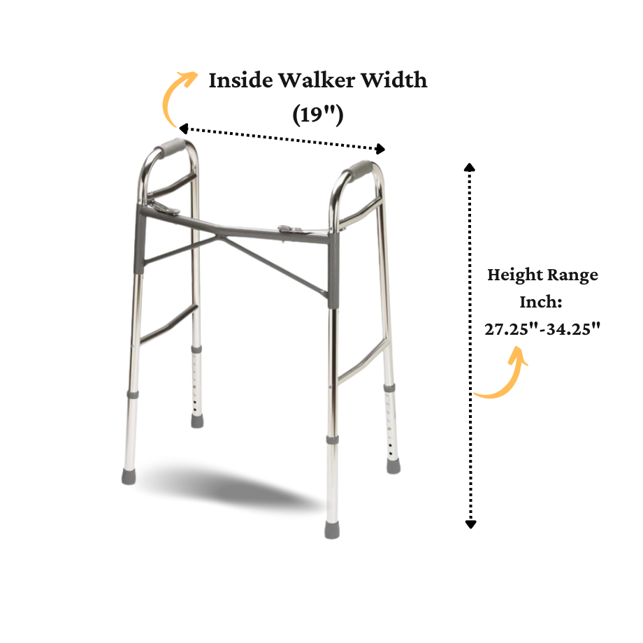 Déambulateur pliable robuste pour jeunes Medline