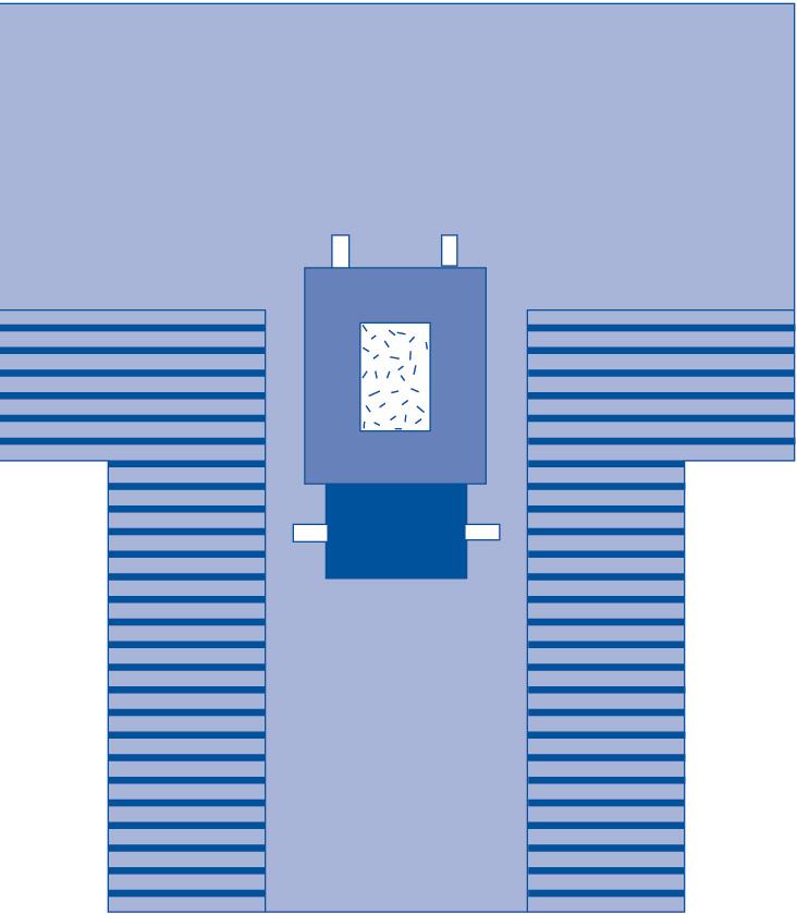 Laparotomy Surgical T-Drape with Incise and Instrument Pad