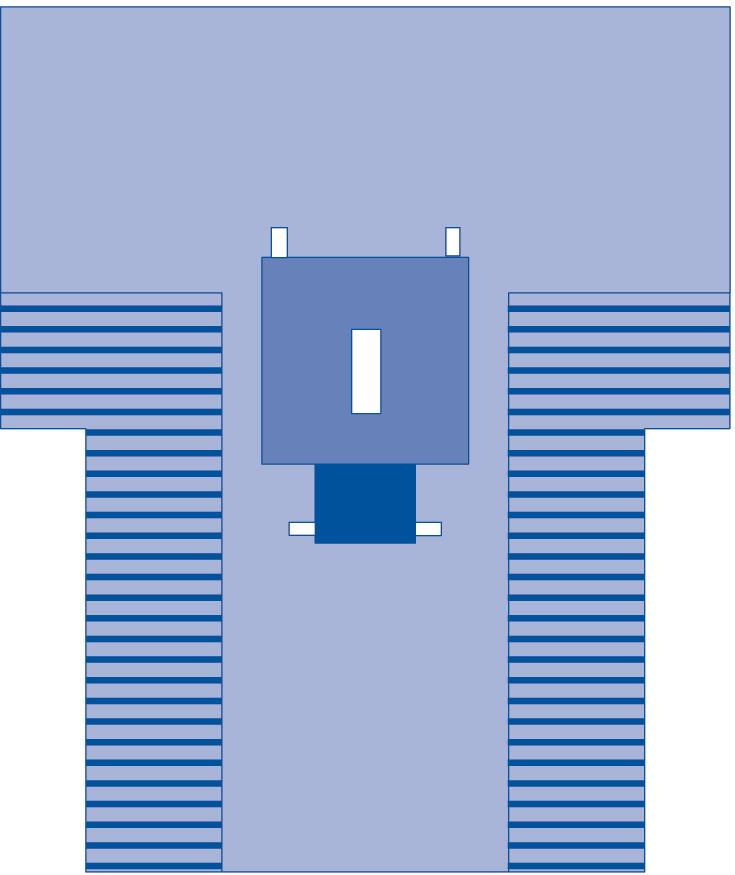 Laparotomy Surgical  T-Drape with Instrument Pad - BeHope