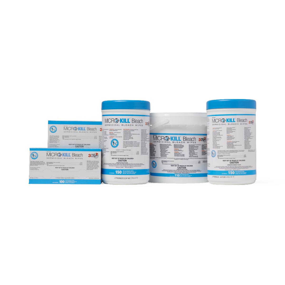 Micro-Kill Bleach Germicidal Bleach Wipes - BeHope