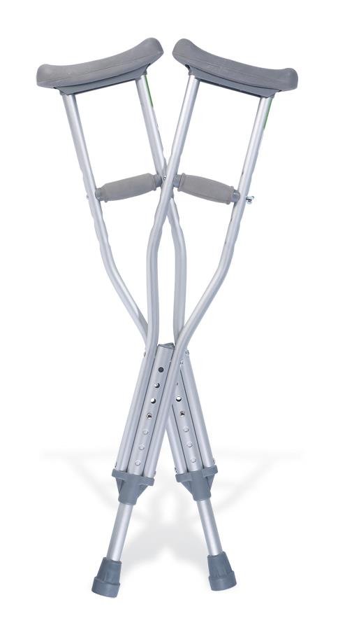Medline Standard Aluminum Crutches - BeHope