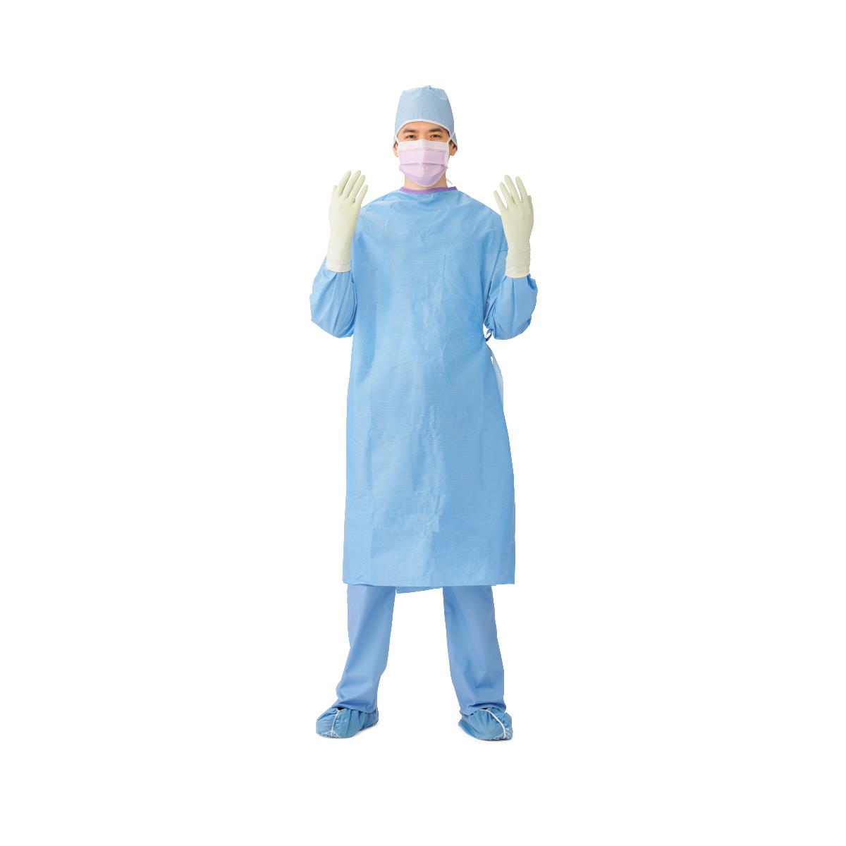 Sterile Fabric-Reinforced Sirus Surgical Gowns with Raglan Sleeve