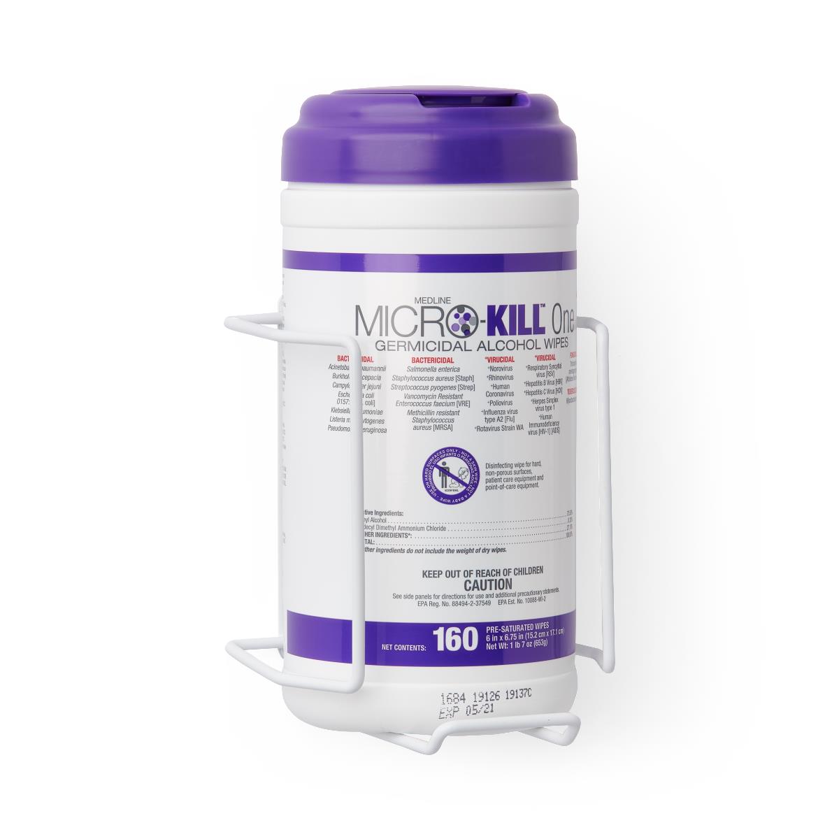 Medline Wipes Canister Wall-mount Brackets - BeHope