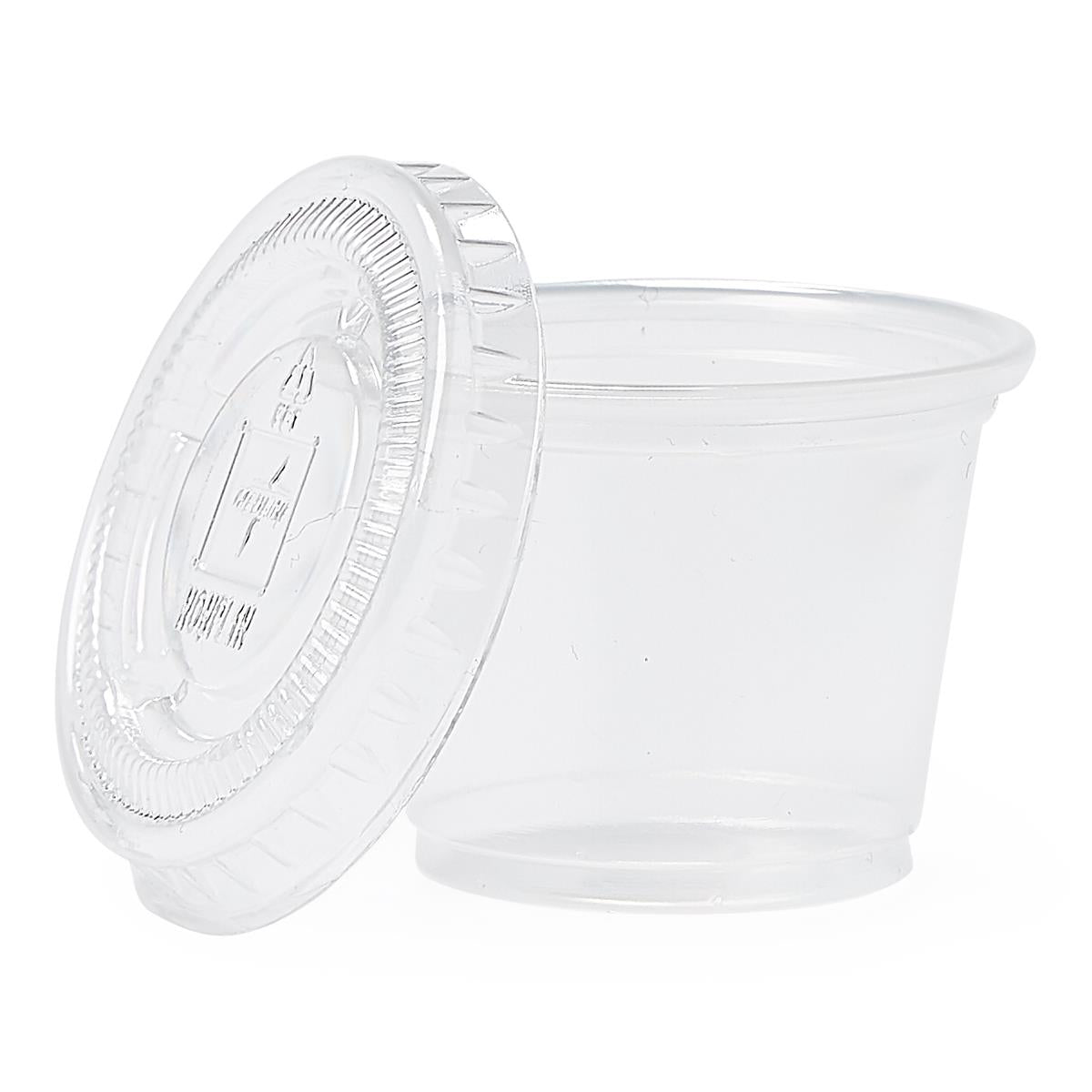 Medline Clear Plastic Soufflé Portion Cups