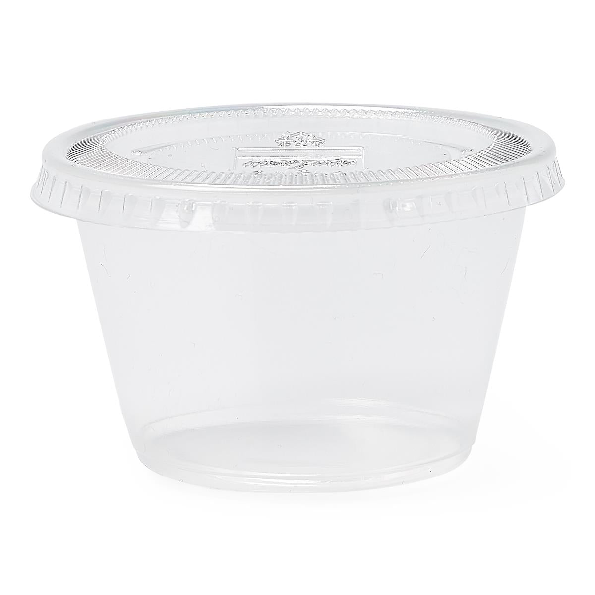 Medline Clear Plastic Soufflé Portion Cups