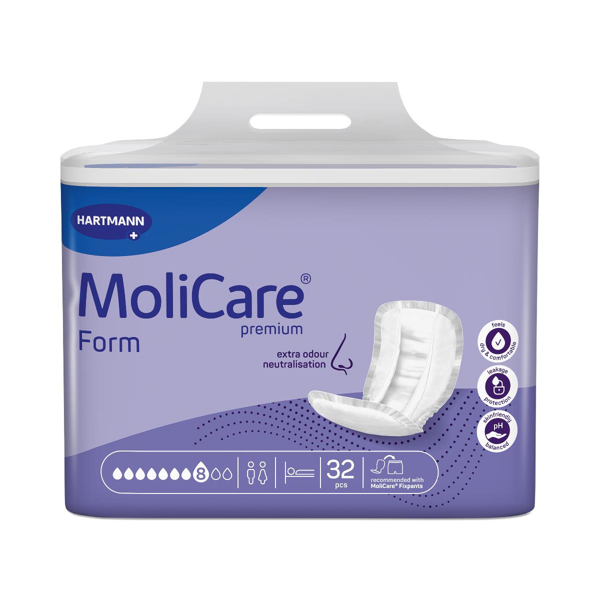 Moliform Soft Incontinence Liners, primary product view, discreet and comfortable.
