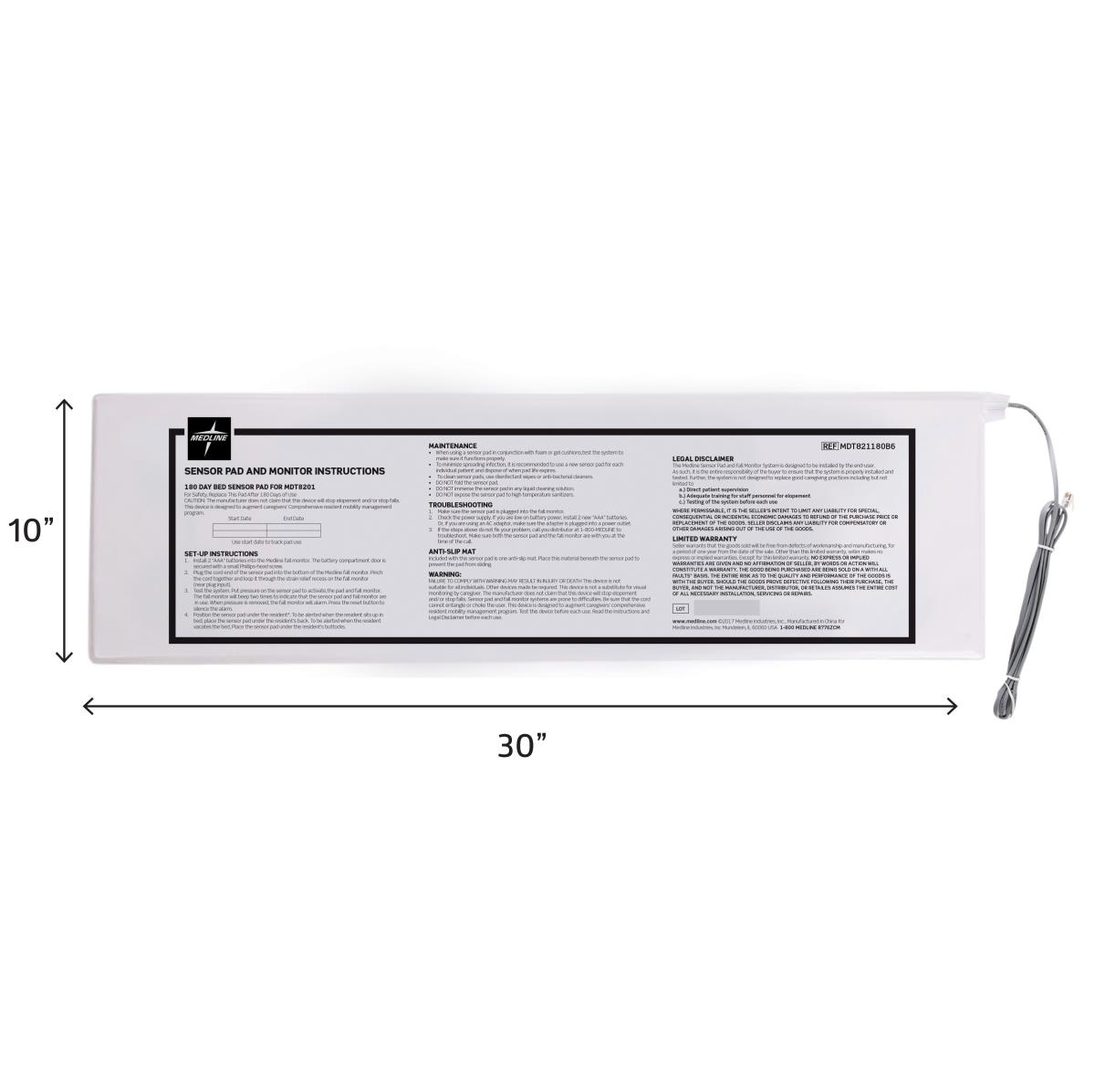 Medline Economy Chair and Bed Alarm Sensor Pads