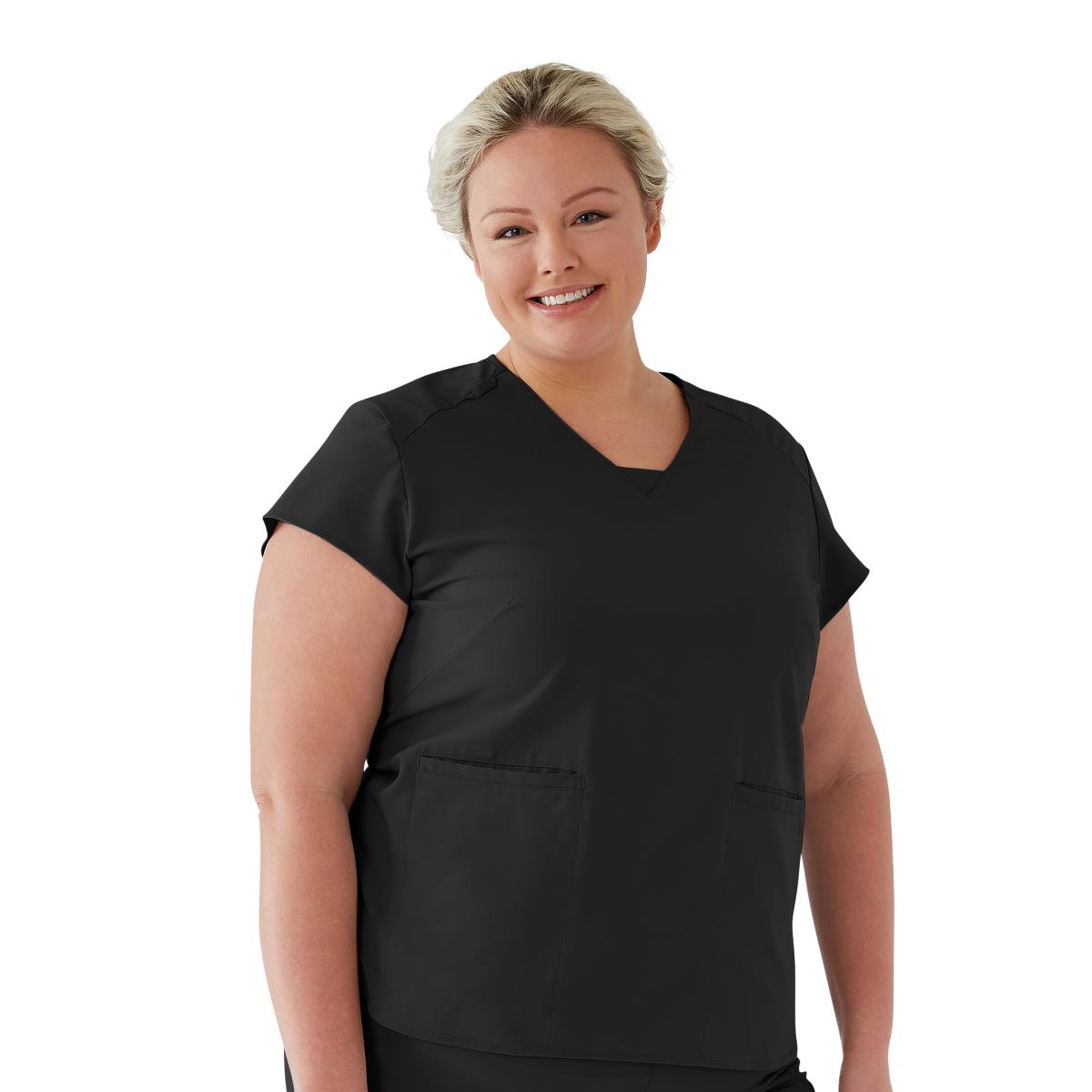 Monroe AVE Women's V-Neck Tunic Style Scrub Tops (Style 4805)