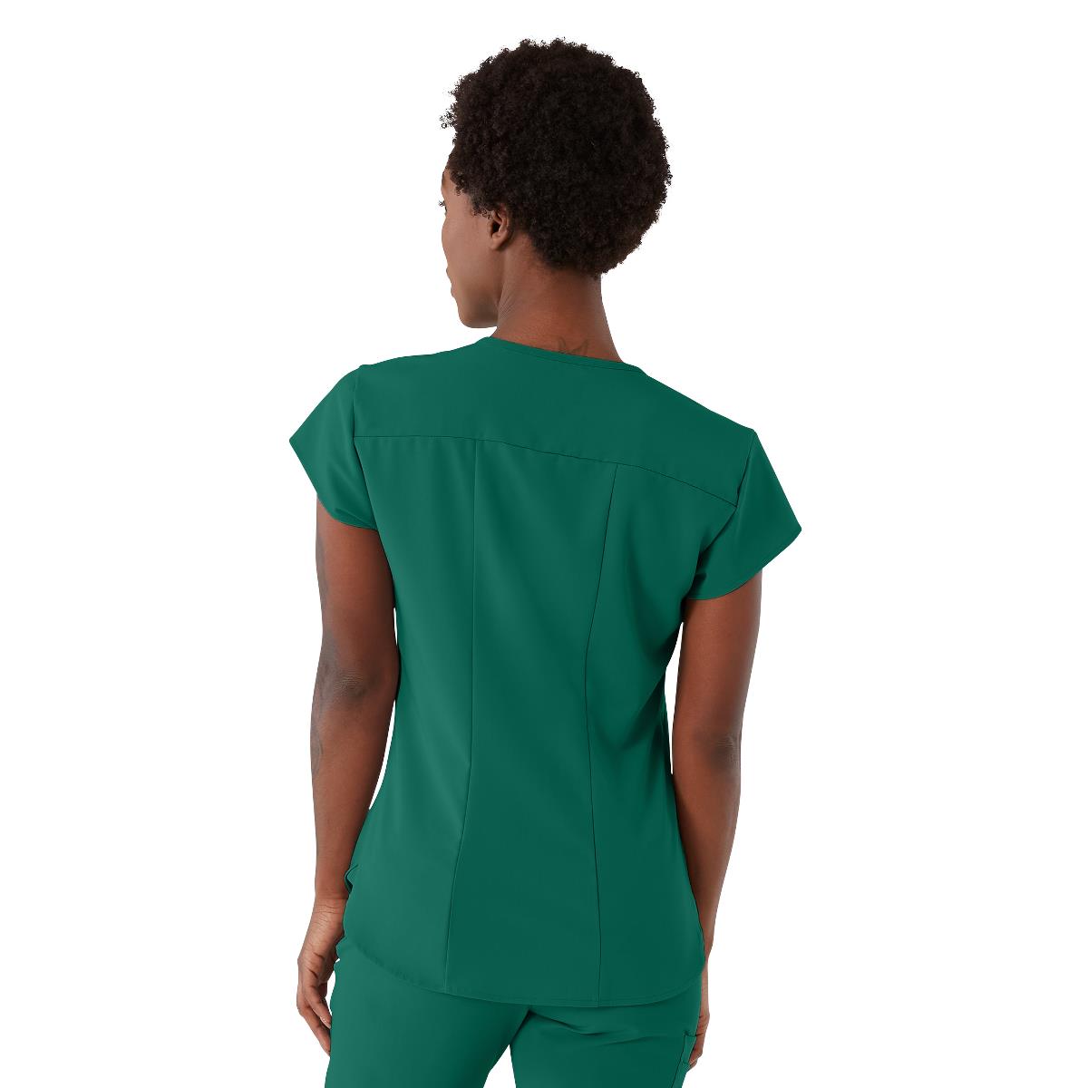 Monroe AVE Women's V-Neck Tunic Style Scrub Tops (Style 4805)