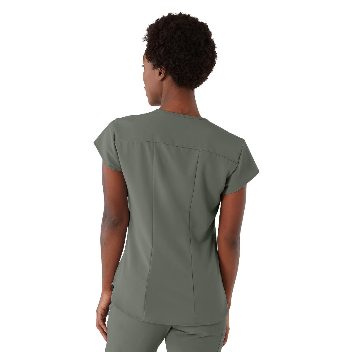 Monroe AVE Women's V-Neck Tunic Style Scrub Tops (Style 4805)